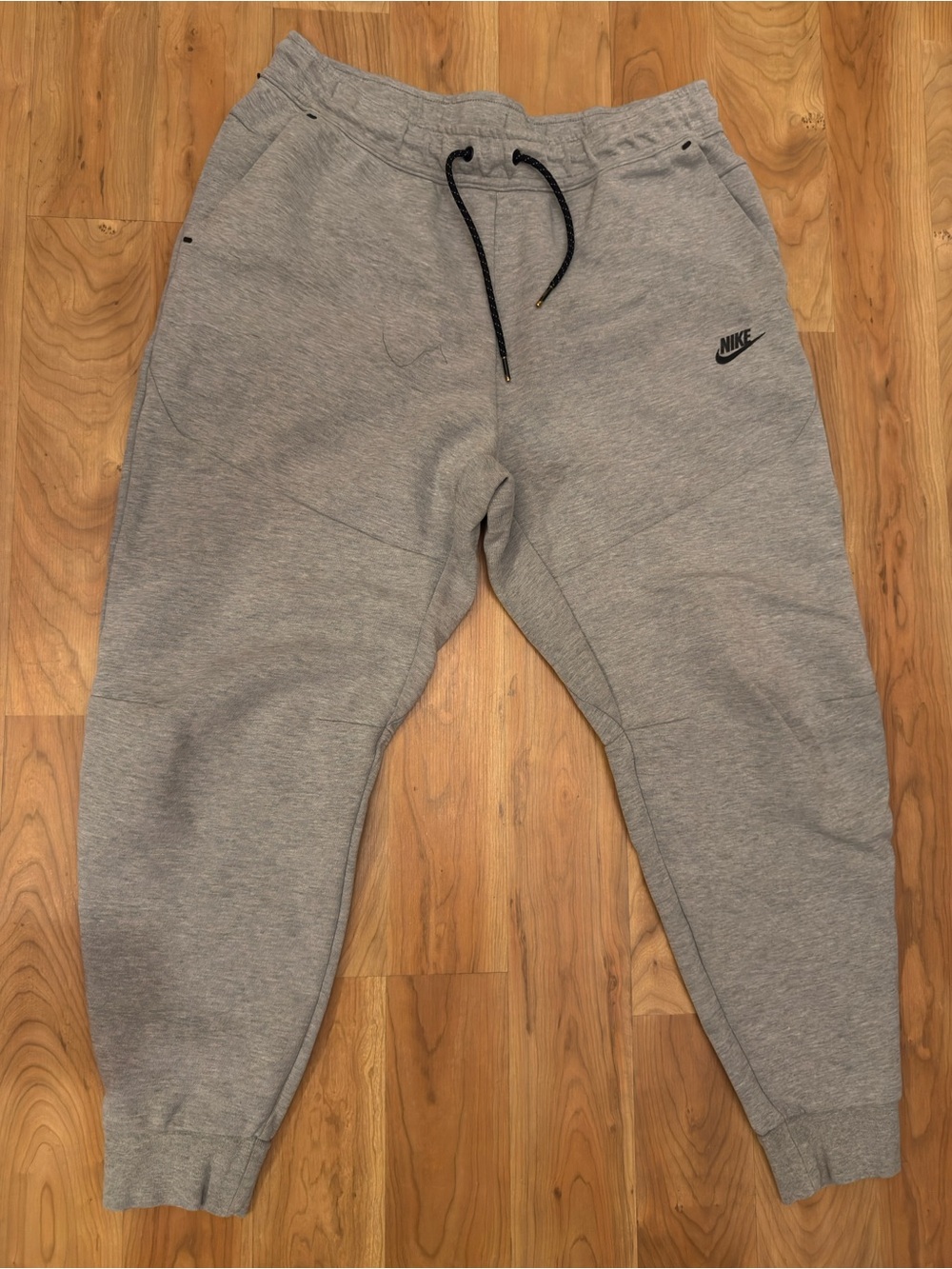 Nike Tech Fleece Jogger Pants Cu4495-063 Men’s Large Dark Grey Heather